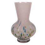 Vaas Ø 10x23 cm Roze Glas
