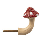 Deurknop 3x4x6 cm / S3 cm Rood Kunststof