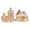 Kerstdecoratie Beeld Trein 23x5x12 cm Bruin Kunststof