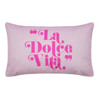 Dolce Vita Outdoor kussen roze 30 x 50 cm