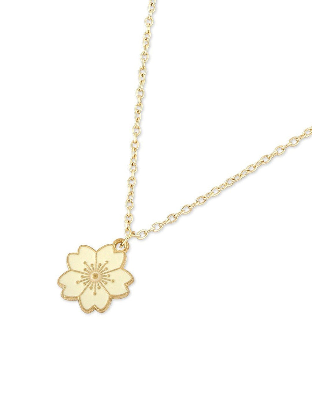 Vergulde geëmailleerde ketting – Modieuze ketting – Geëmailleerde legering – 23 cm lengte