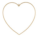 Hart metaal 60cm goud 3st.