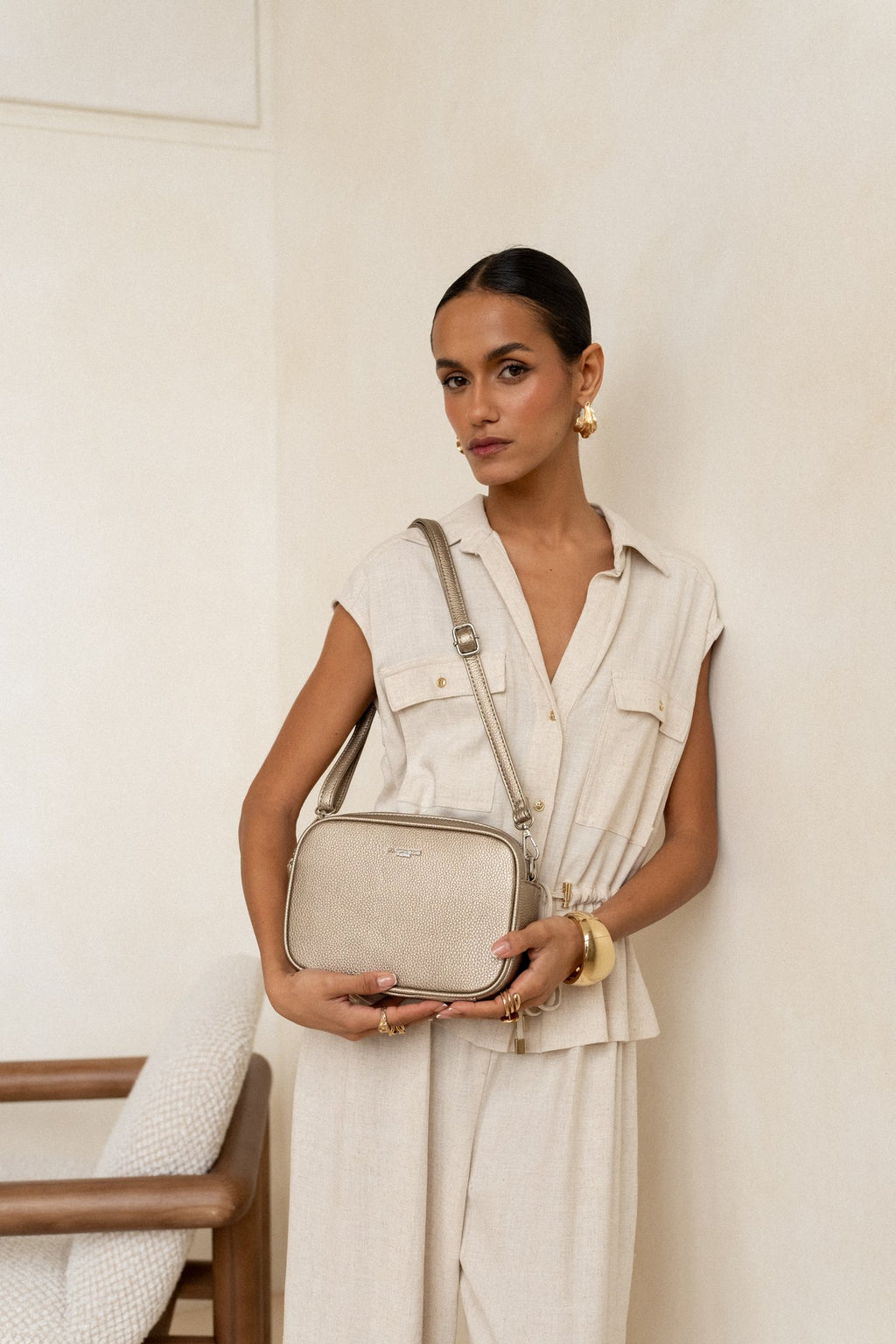 Tas J&W Bags 8035 taupe