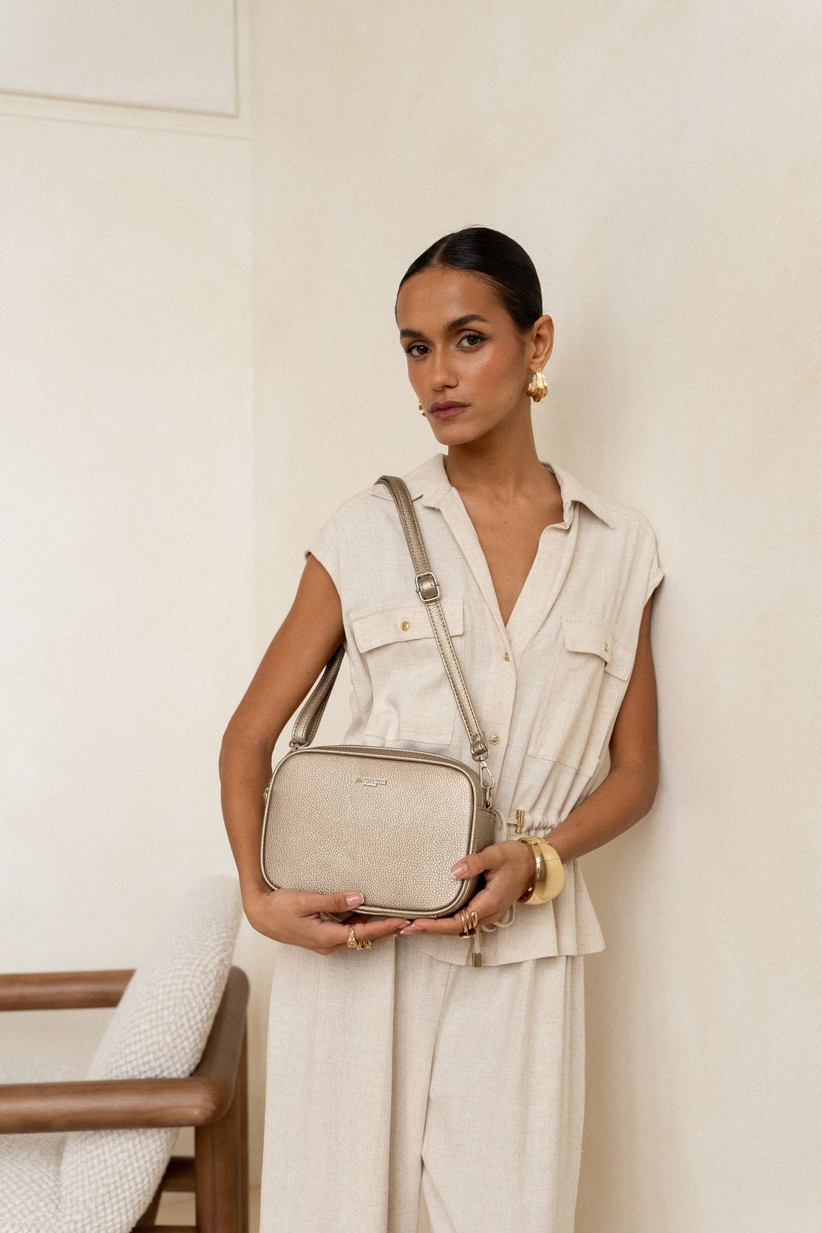 Tas J&W Bags 8035 taupe