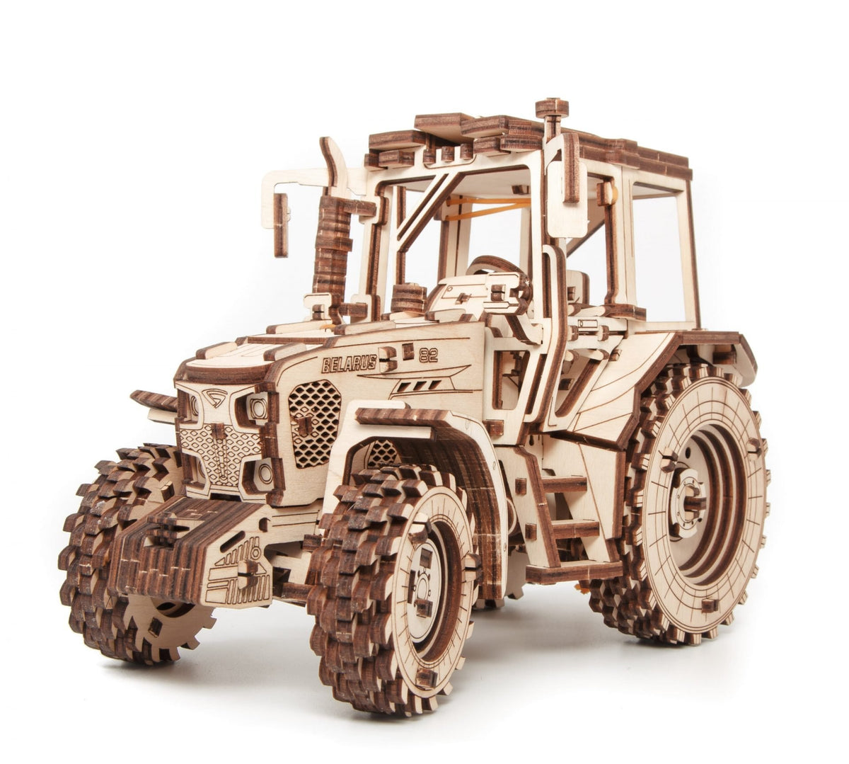 Eco Wood Art (EWA) 3D Mechanische Puzzel, Belarus-82 Tractor, 1157, 21,8x11,8x15,5cm