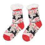 Kerstsokken set van 12 one size Meerkleurig Synthetisch Hert