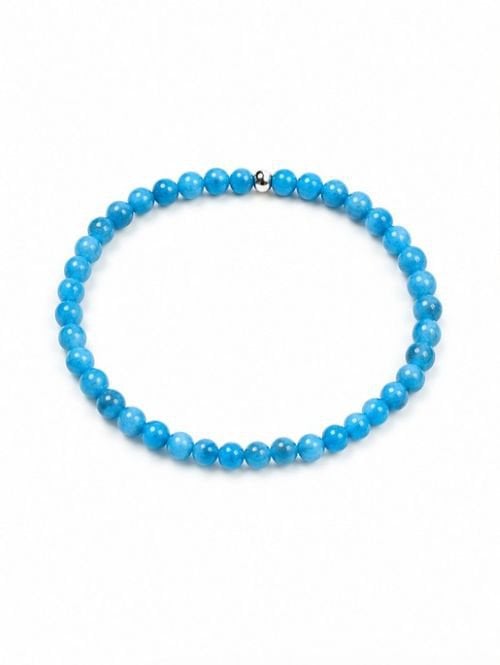 Dames armband Aquamarijn 4 mm