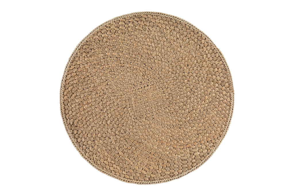 Placemat voor - zeegras - ronde - hij 38 cm