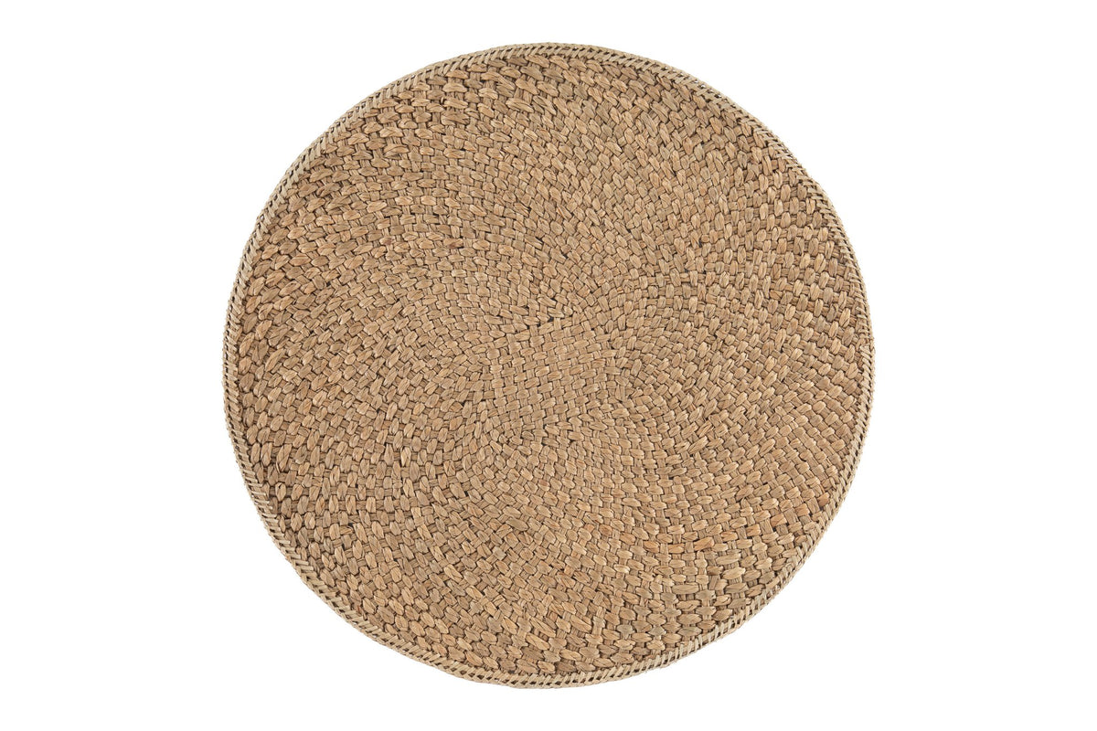 Placemat voor - zeegras - ronde - hij 38 cm