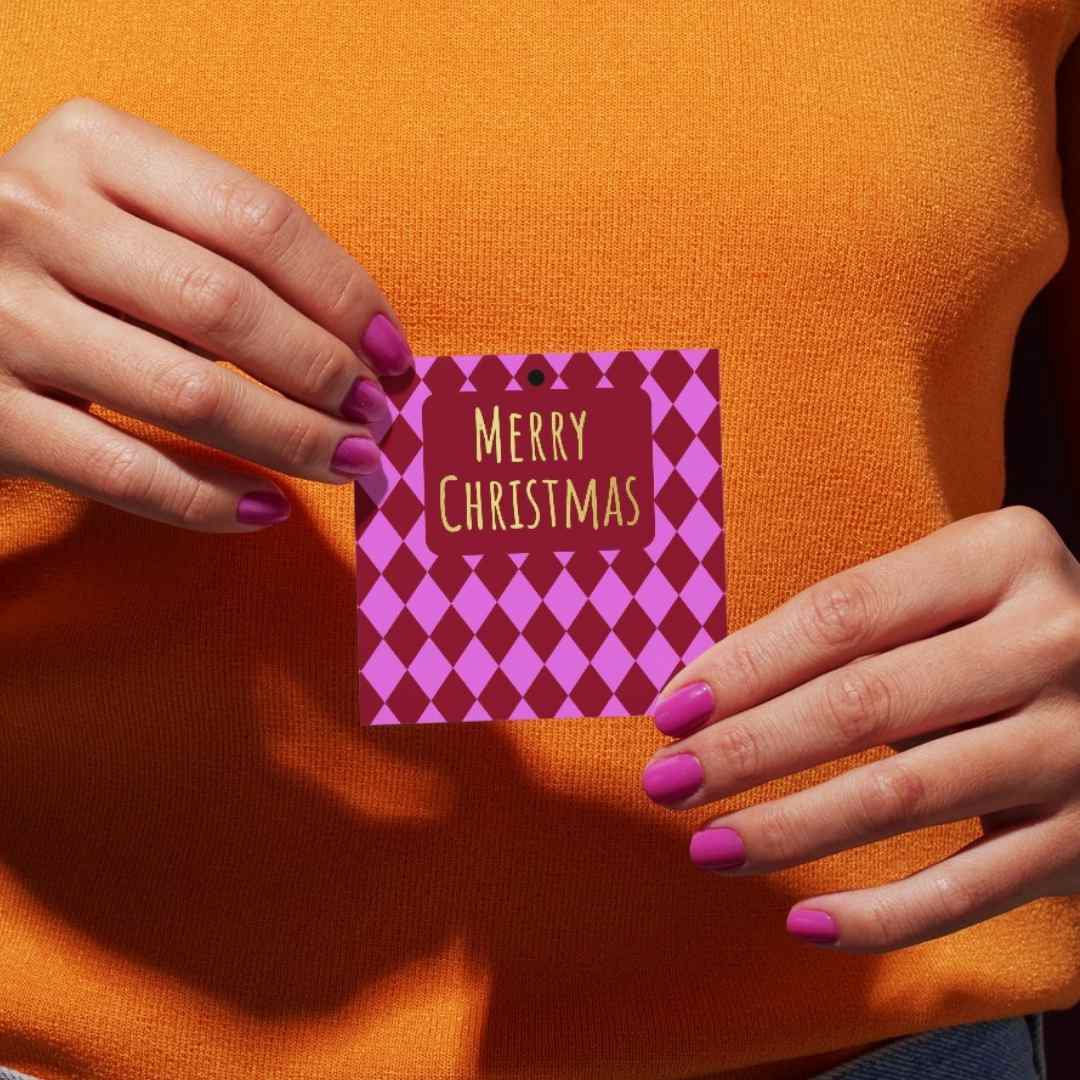 Cadeaukaartje – “Merry Christmas” – 20 Stuks