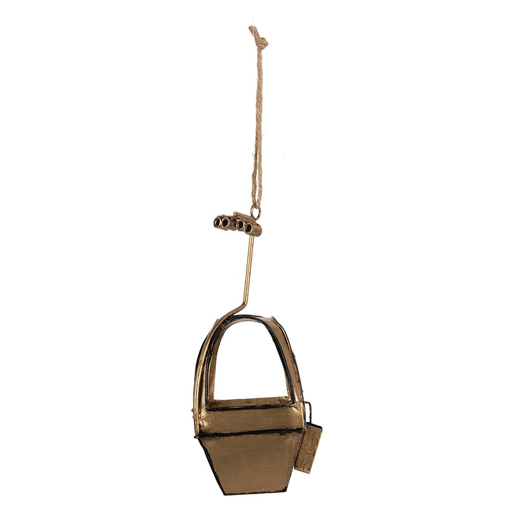 Kersthanger 7x7x17 cm Grijs Metaal