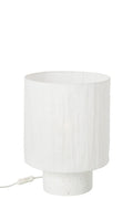 J-Line Tafellamp - cement - wit - medium