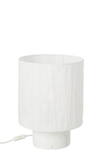 J-Line Tafellamp - cement - wit - medium