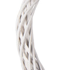 Krans Ø 20x4 cm Wit Rotan