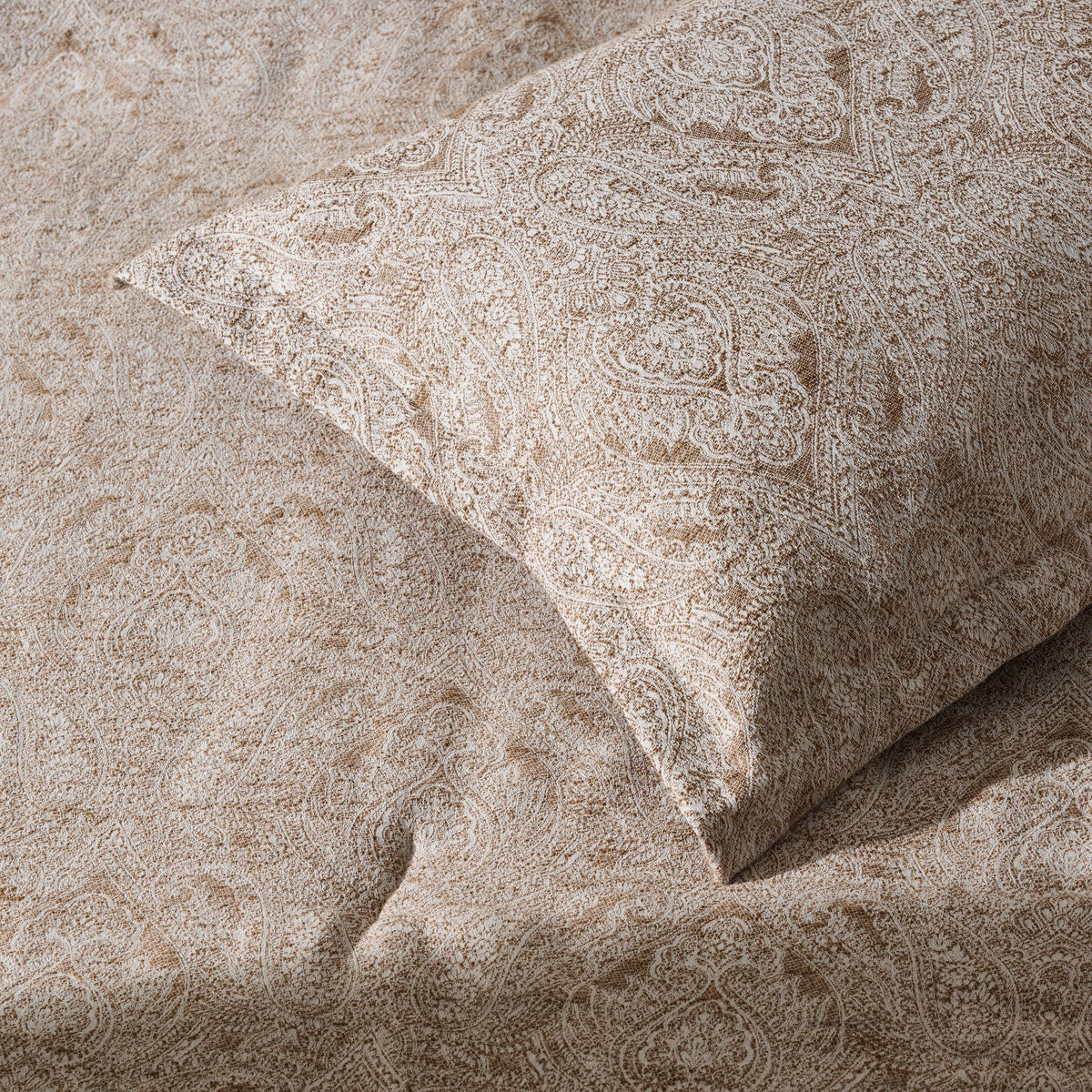 Trooster | Katoen Tencel Jacquard Garengeverfd | Dubbel en enkel | Met 2 kussenhoezen