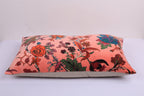 Fluweel Eden bloemen katoenen lendenkussen 35 x 60 cm