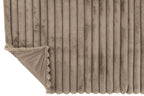 J-Line Plaid Groot Corduroy Polyester Taupe