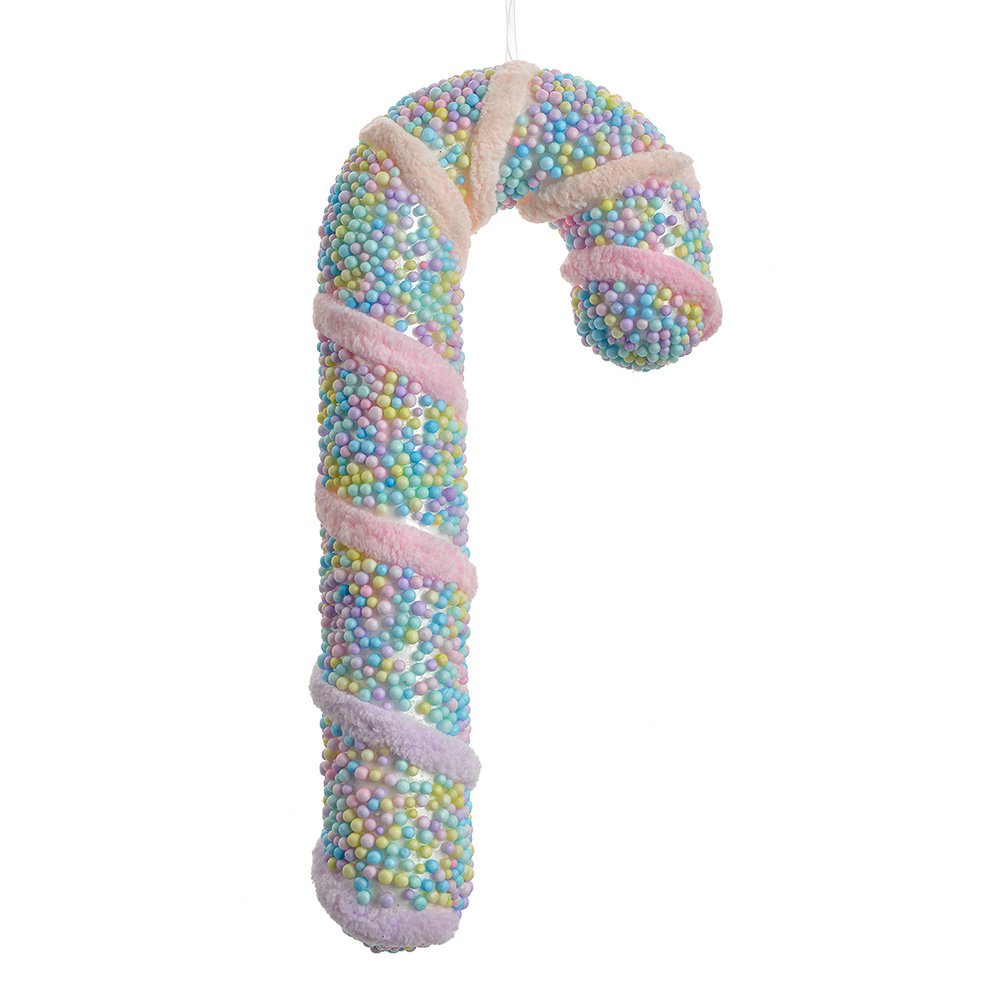 Kersthanger Zuurstok 20 cm Roze Kunststof