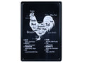 Kip Retro Wandbord 30x20
