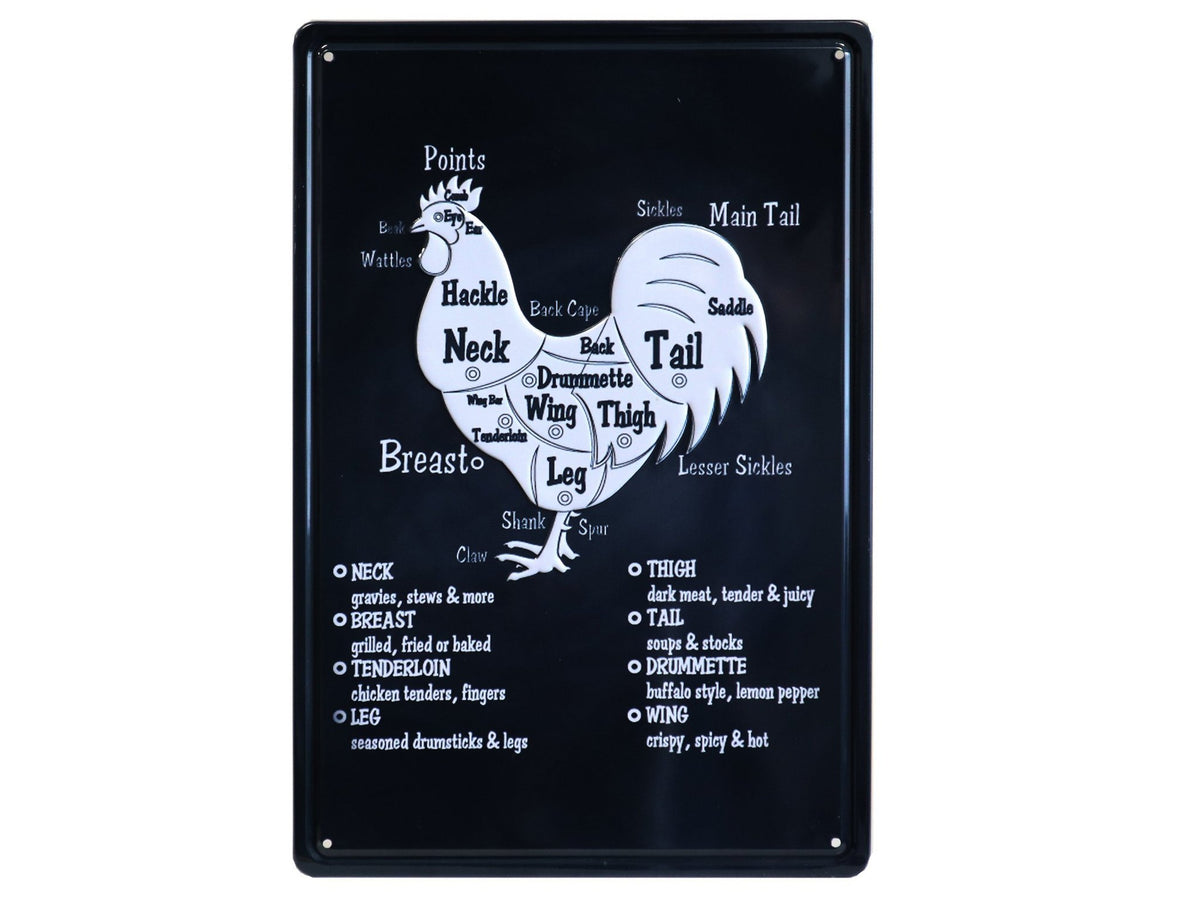 Kip Retro Wandbord 30x20
