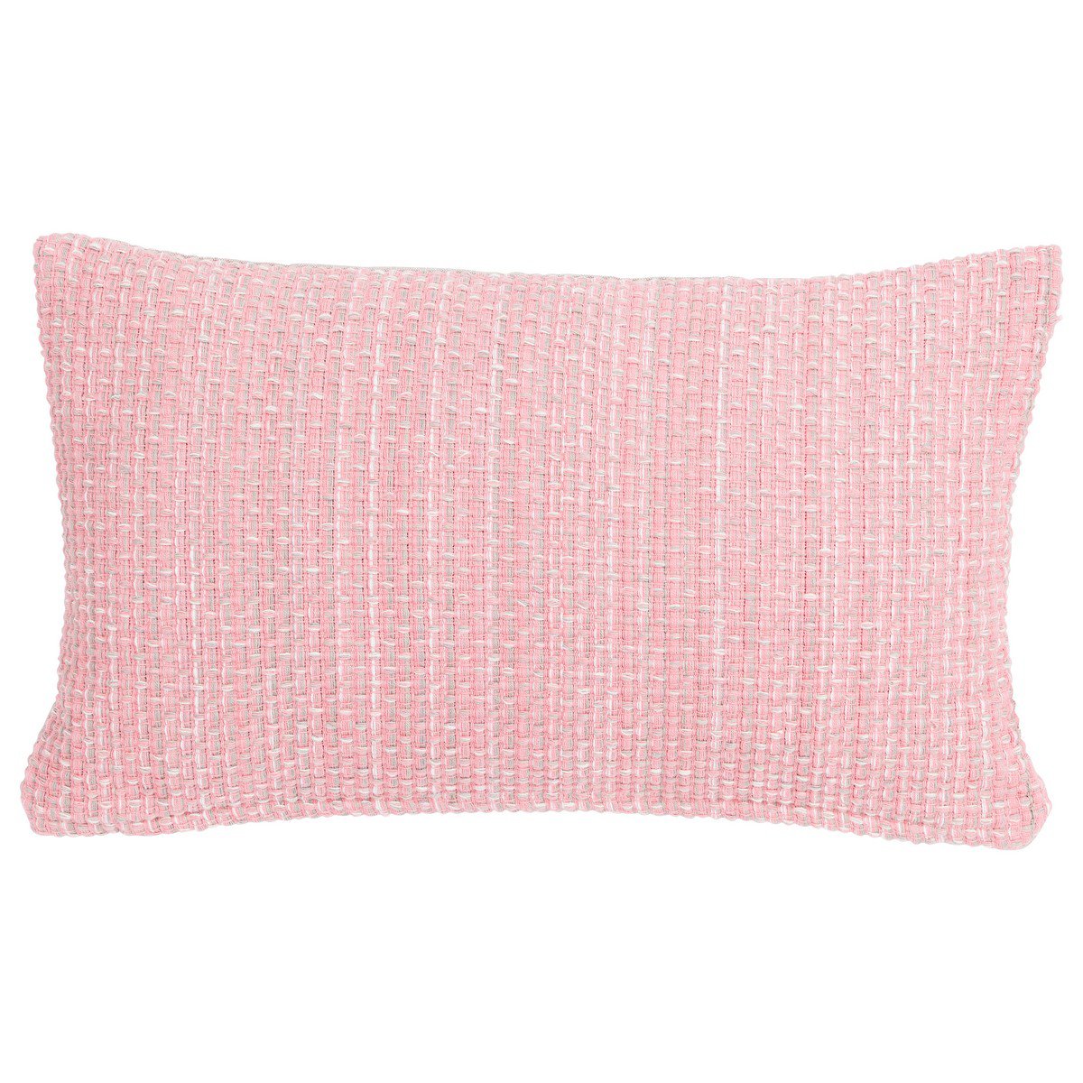 Basket Weave kussen roze 30x50cm