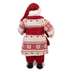 Kerstdecoratie Beeld Kerstman 15x11x28 cm Rood Kunststof