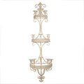 Kandelaar 44x19x143 cm Beige Metaal Wanddecoratie
