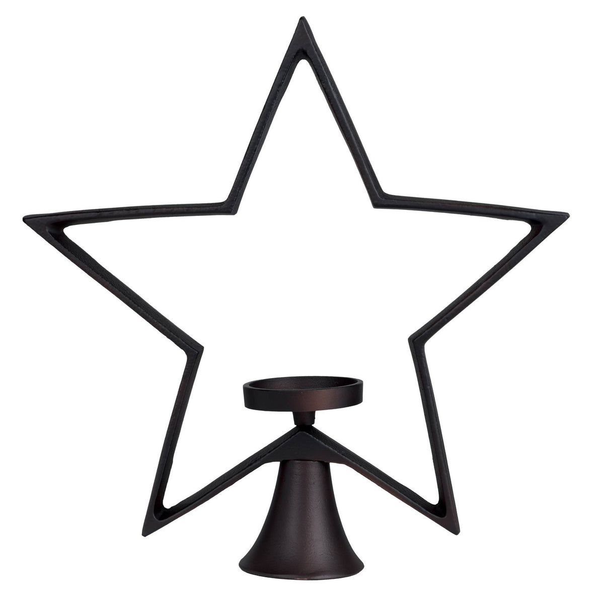 Candlestick Mukayle Brown 41x10x42 cm