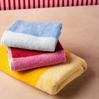 Badhanddoek 50x100cm zonnig geel Pixie - Set van 2