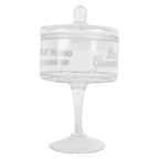 Voorraadpot Ø 13x24 cm Transparant Glas