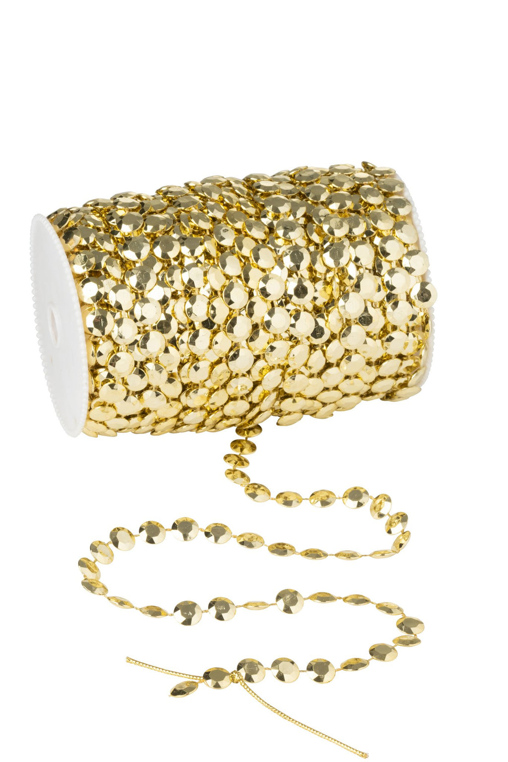 J-Line slinger rol 30M - kunststof - goud