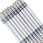 Metalen eetstokjes – herbruikbare eetstokjes – antislip roestvrij staal – set van 5 paar