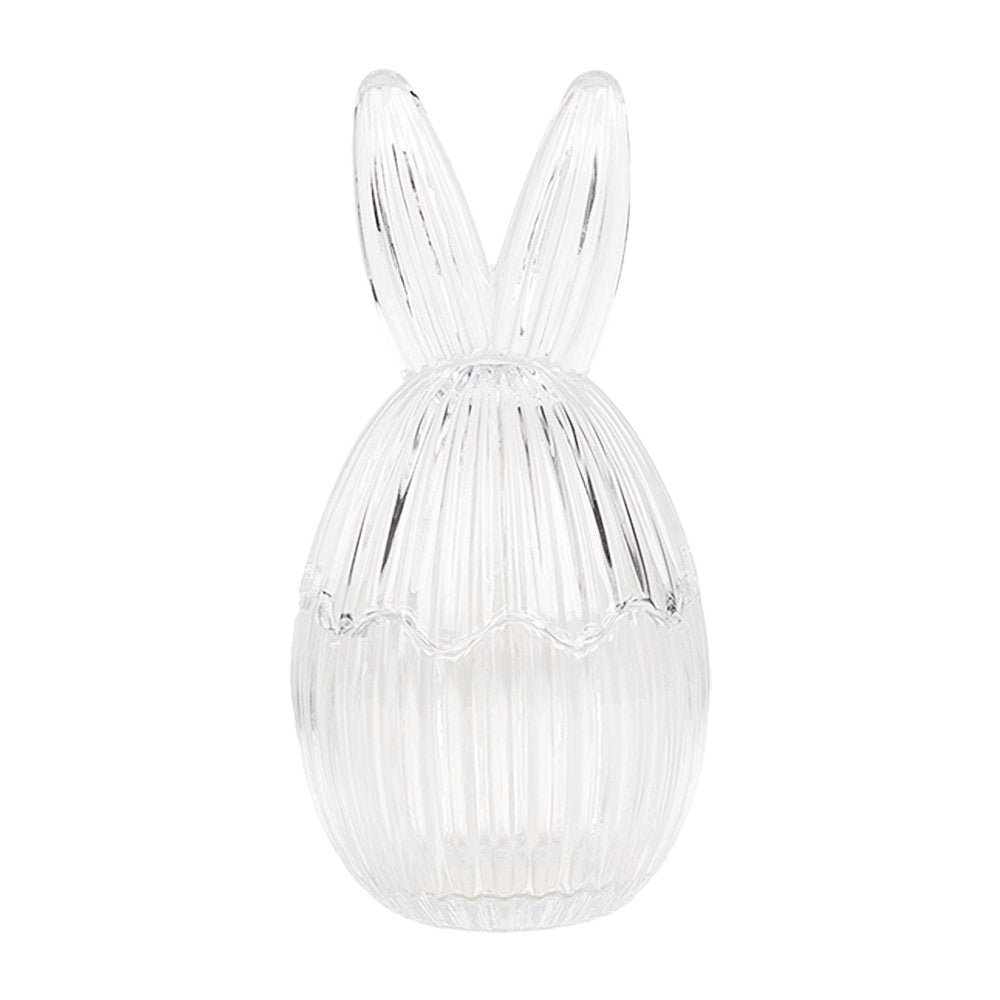 Glazen potje Ei Ø 9x17 cm Transparant Glas