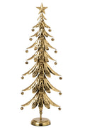 J-Line Kerstboom - ijzer - goud - large