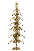 J-Line Kerstboom - ijzer - goud - large