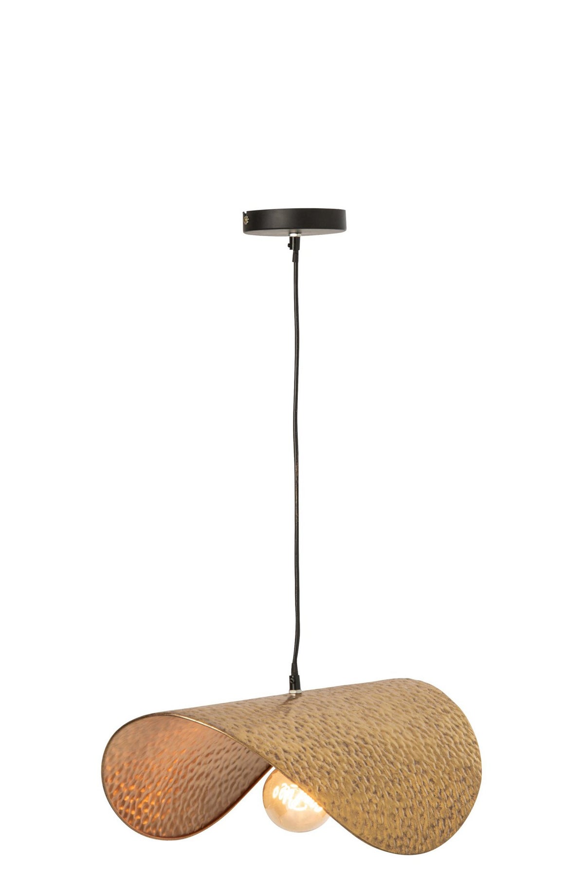 J-Line Plafondlamp - metaal - goud - small