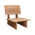Thar teakhouten lounge stoel outdoor