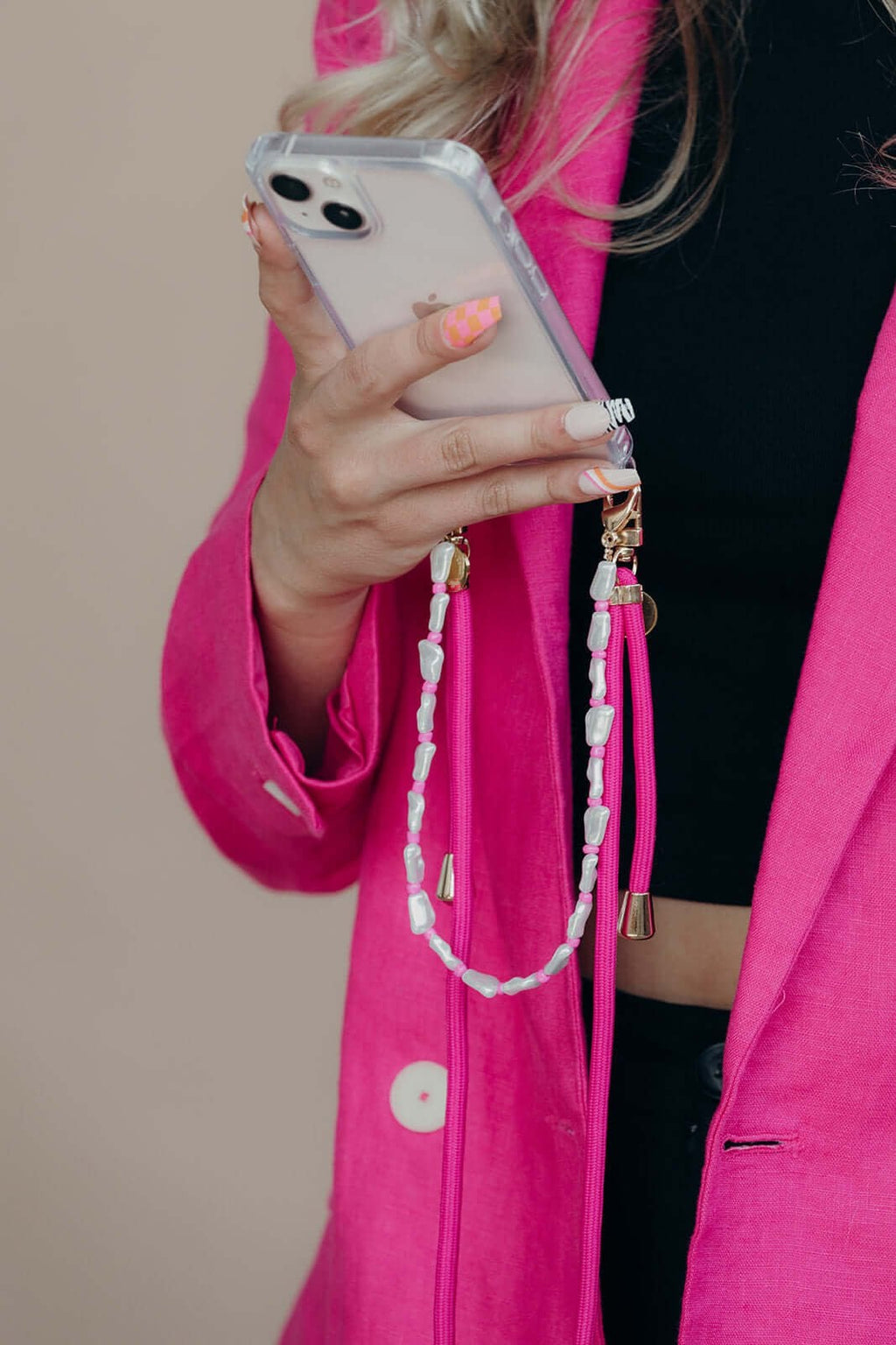 Kleurrijk telefoonsnoer
