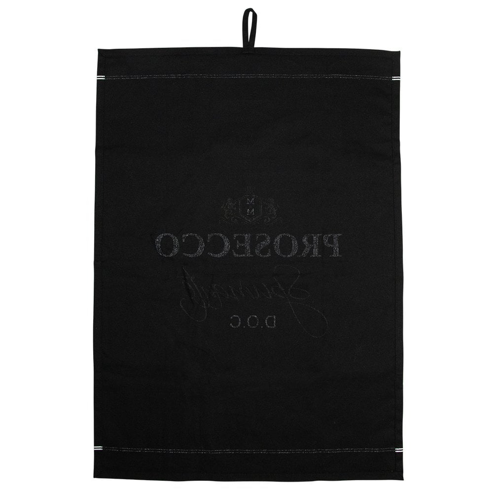 Theedoek wijn prosecco 50x70cm