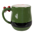 Mok Kerstman 400 ml Groen Keramiek
