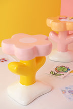 J-Line bijzettafel Bloem Ella - polyresin - mix