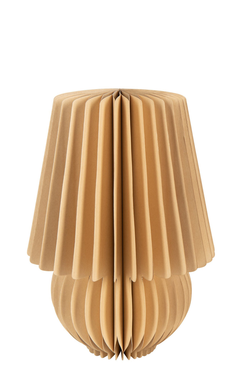 J-Line lampenkap Vouwbaar - papier - camel