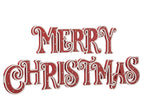 J-Line Xmas decoratie - hout - rood/wit