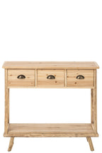 J-Line Consoletafel Chamonix - dennenhout - naturel