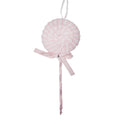 Kersthanger Lolly 25 cm Roze Kunststof