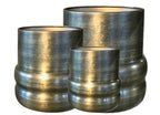Semperpot vintage goud set3