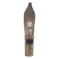 Wandhaak 27x9x35 cm Bruin Hout Wandhaak