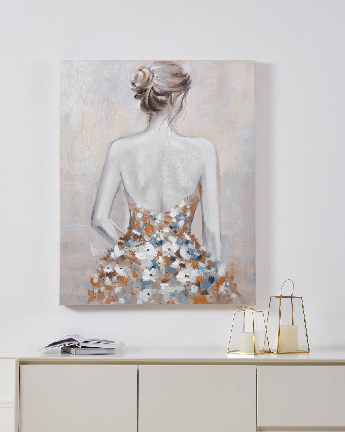 Schilderij Sannohe Wit 80x100 cm
