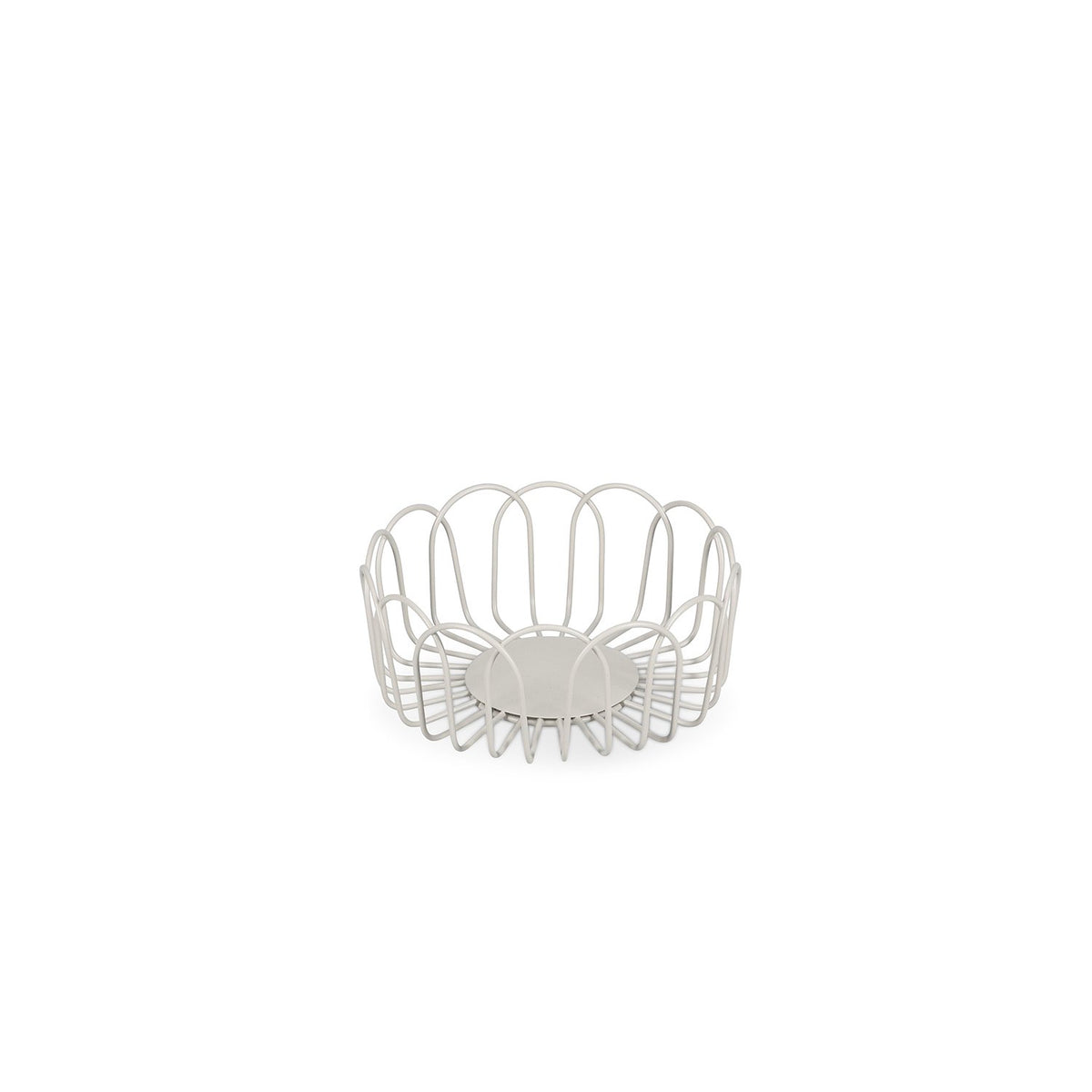 Draadmand 16xh7cm grijze flores
