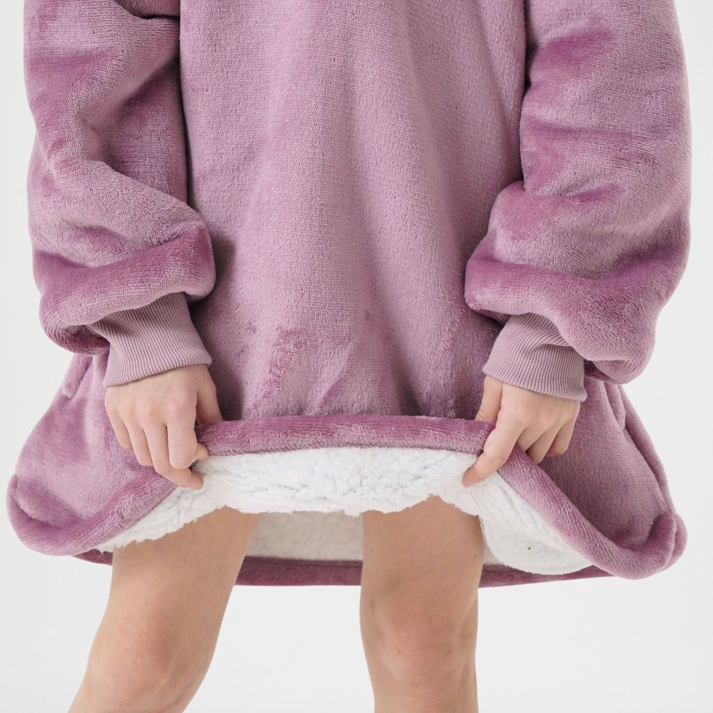 Textino FEM - Hoodie 50x70 cm - Meisjes - Dusky Orchid - Paars